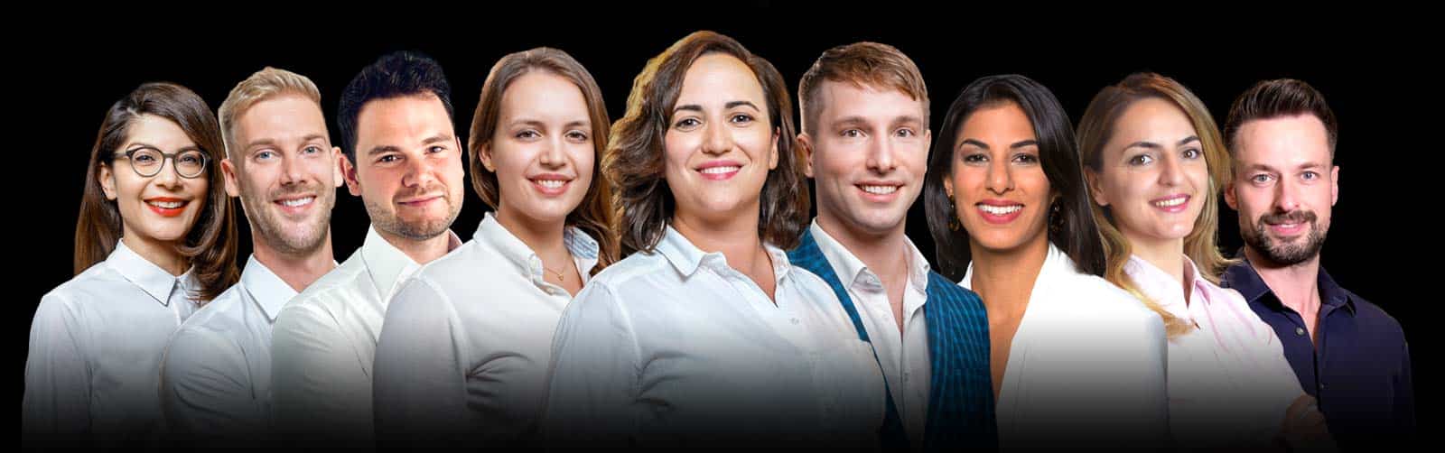 The team of the F80 dental practice in Berlin Mitte