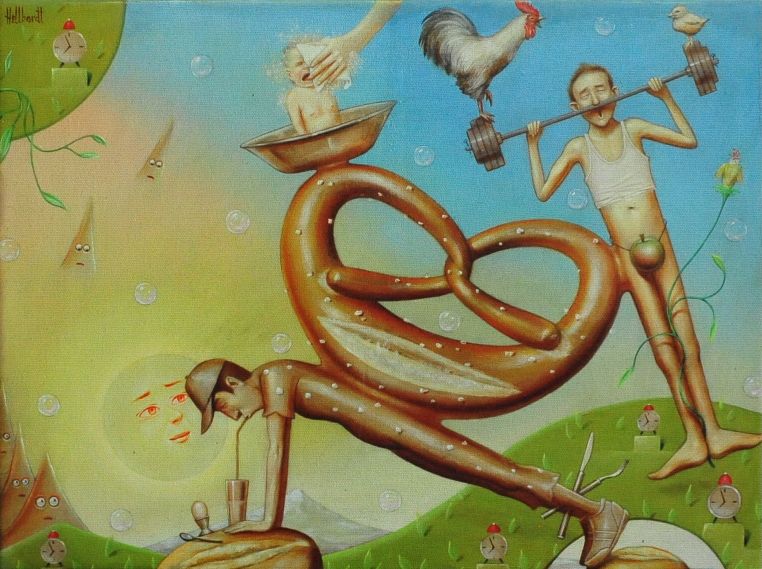 Kai Hellbardt: Der Morgen II, Öl auf Leinwand, 2011