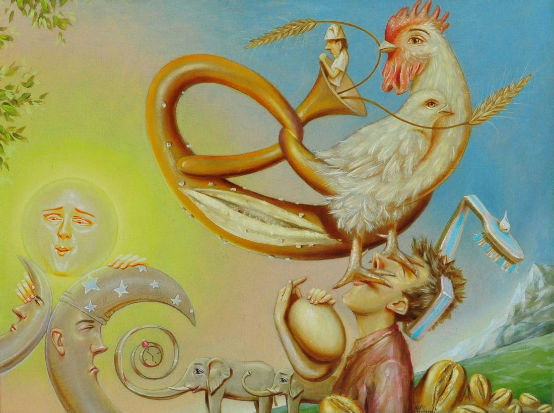 Kai Hellbardt: Der Morgen I, Öl auf Leinwand, 2017